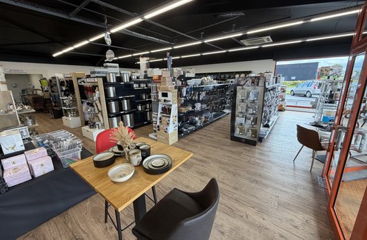 Vue du magasin à Granville
